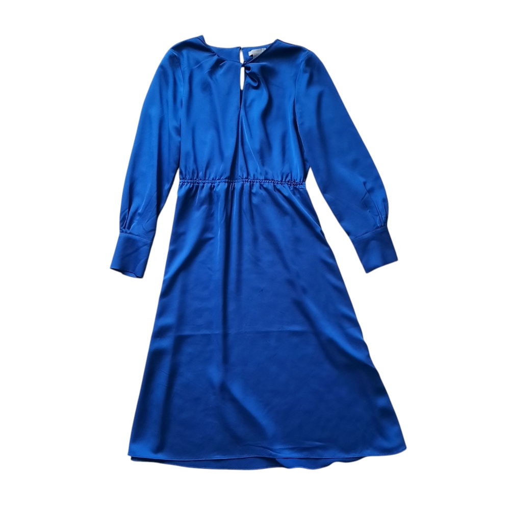 H&M Vibrant Blue Long-Sleeve Dress